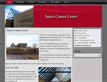 Tablet Screenshot of jamescarnescenter.com
